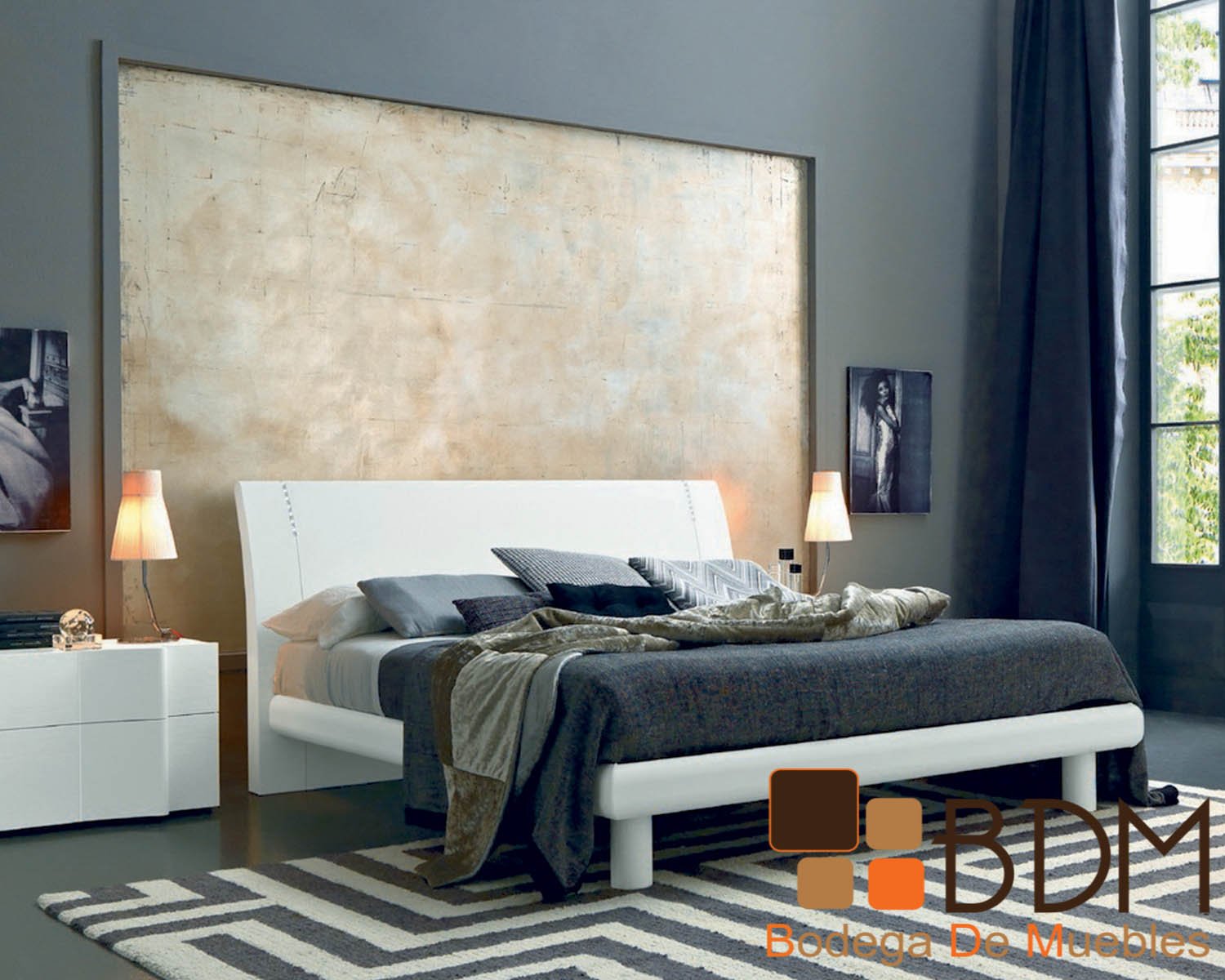 Recámara King Size con Diseño Vanguardista Furniture - Bodega de