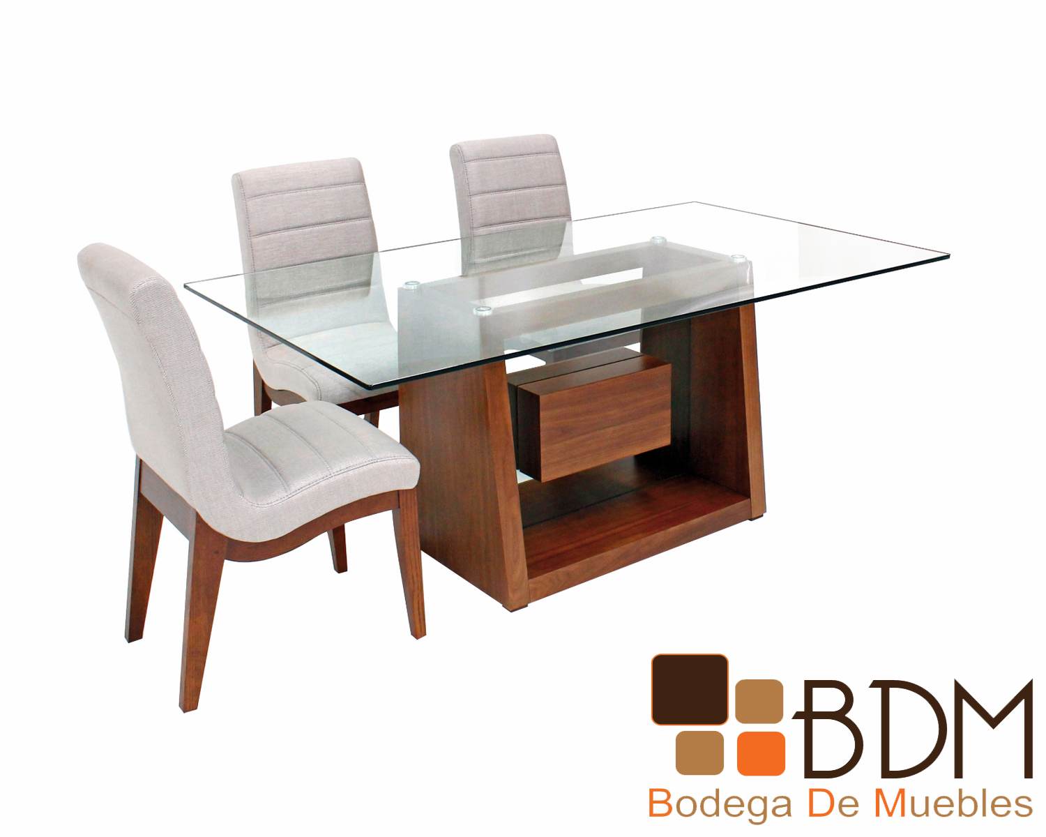 Mesa Comedor de Madera con Cristal Hassan - Bodega de Muebles ... Mesa Comedor de Madera con Cristal Hassan - Bodega de Muebles ...