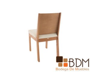 Silla para comedor moderna tapiz de tela y estructura rustica - BDM Silla para comedor moderna tapiz de tela y estructura rustica - BDM